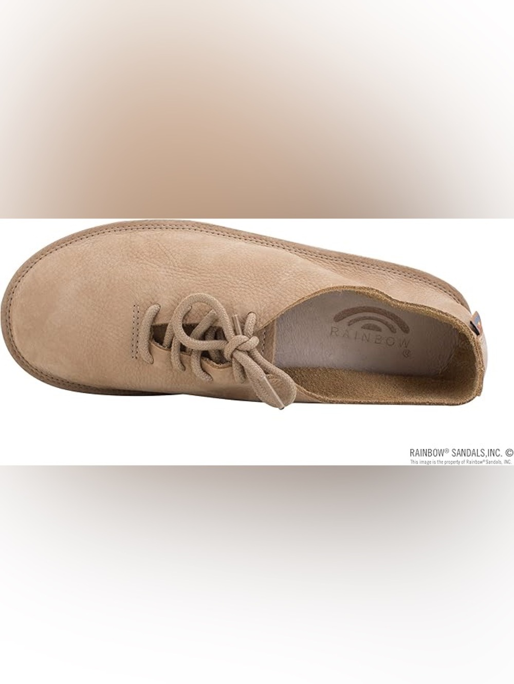 Rainbow Men's Mocca Shoe Lace-Up Loafer in Sierra Brown - Picture 2 of 12